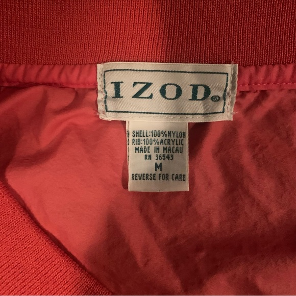IZOD nylon pullover. Medium - Picture 4 of 6